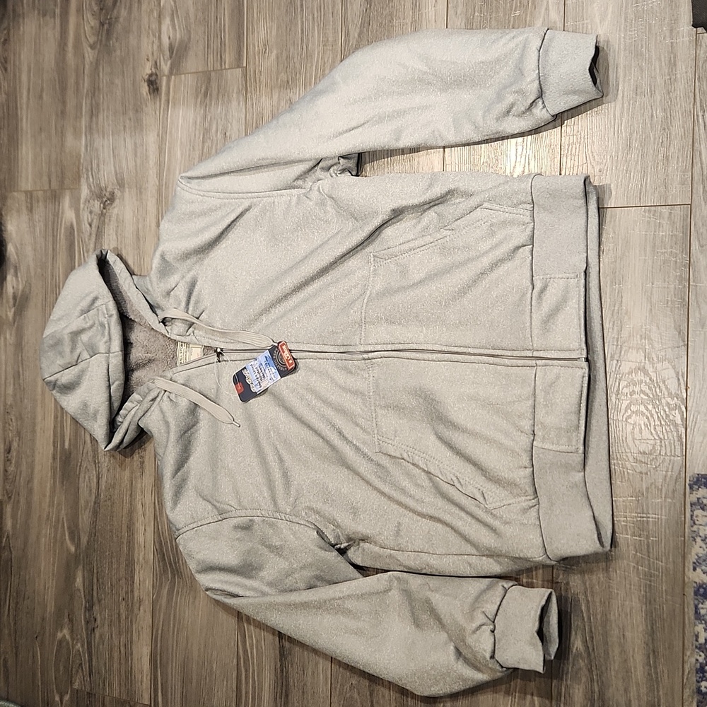 NWT Big Ball Sports Men's sz XL Sherpa Lined Hooded Jacket